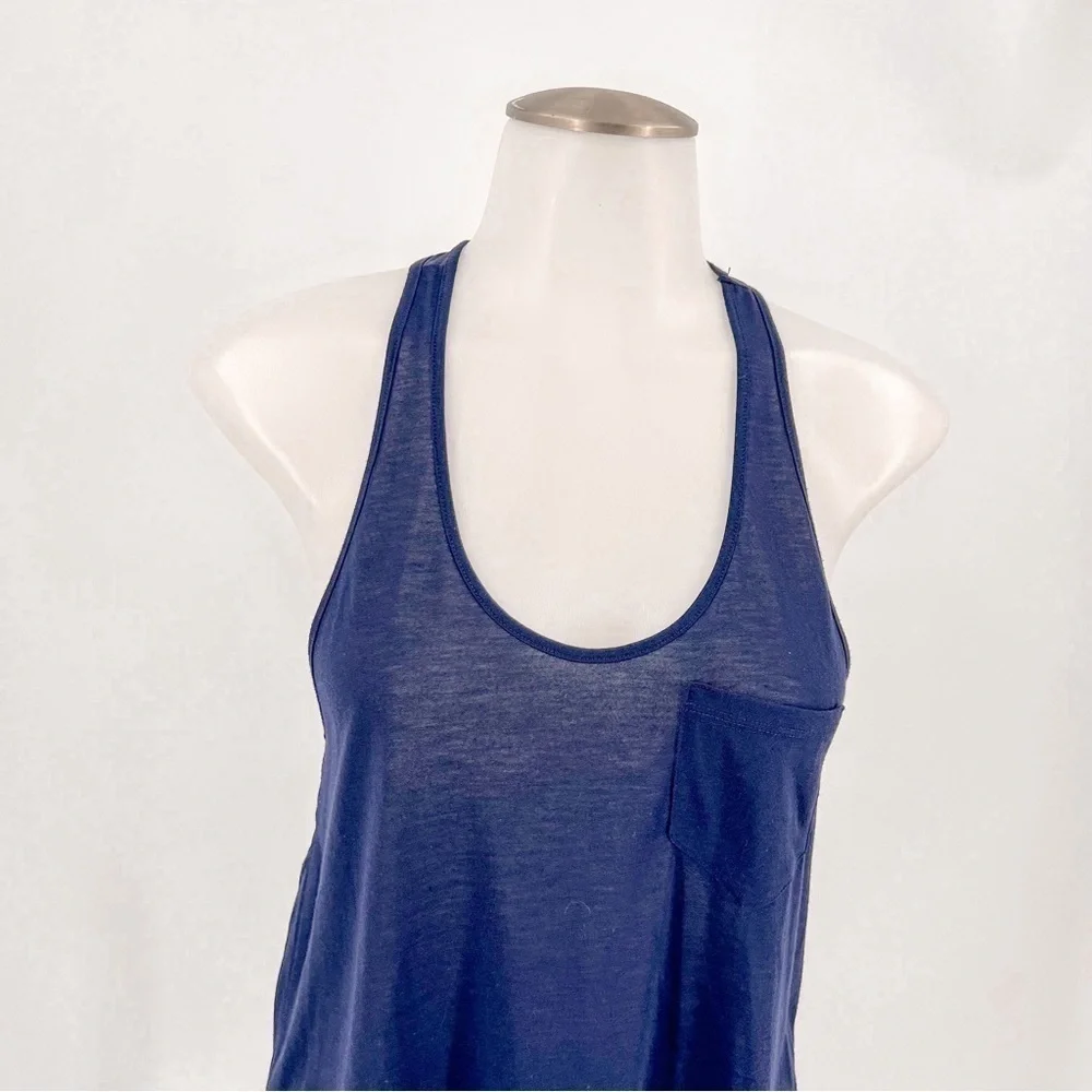 Blue Alo yoga workout tank top